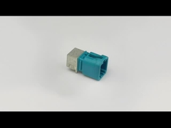 Água do código do conector Z do quadrilátero portos azuis da mini FAKRA do ângulo direito quatro