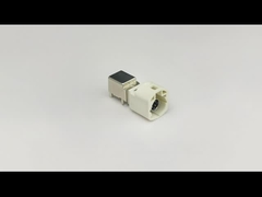 Tipos do ângulo de FAKRA HSD LVDS 4 Pin Coaxial Cable Connector Right para a montagem do PWB