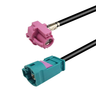 H Code HSD FAKRA Cable Assembly Female Jack To Fakra Z Male Jack
