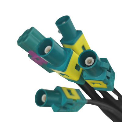 Car Z Code High Speed FAKRA Mini , Camera 4 Pin FAKRA Connector
