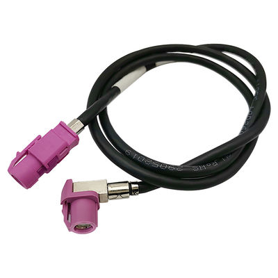 GPS Bluetooth HSD Pigtail Coaxial Cable , 4 Pin LVDS FAKRA Coaxial Cable Assemblies