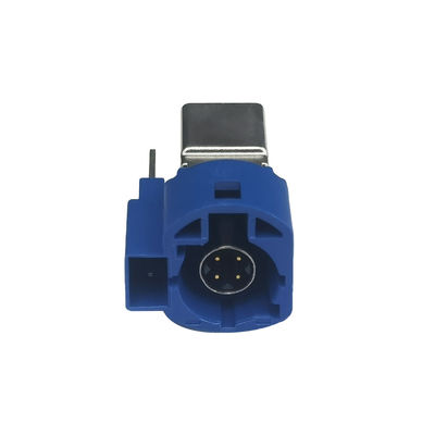 FAKRA HSD PCB Mount Connector For Vehicle GSM Signal Transmission
