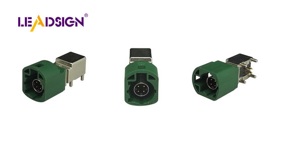 Automotive HSD LVDS 4 Pin Right Angle Plug and Jack PCB Connector