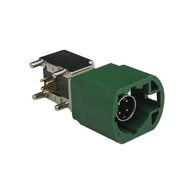 Automotive HSD LVDS 4 Pin Right Angle Plug and Jack PCB Connector