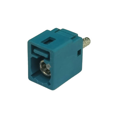 Portão único FAKRA Tipo Z Conector WaterBlue Color Para Automóveis