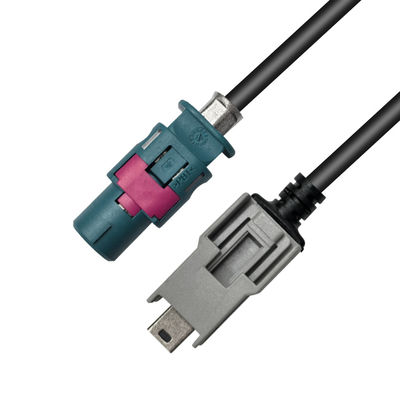 HSD (Código Z) para Mini B Cable USB para Conectividade Ethernet Automotiva