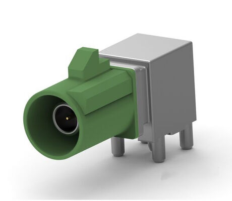 FAKRA SMB, Plug Conector Fakra, Pino Macho 50 Ohms Through Hole, Solda em Ângulo Reto 2291392-5 verde